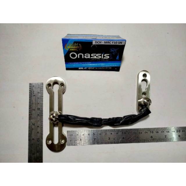 Slot Rantai/ Grendel Rantai Pintu Silver
