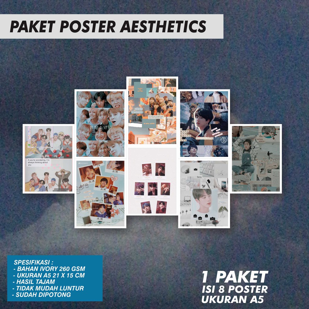 Harga Poster Estetik Bts Terbaru Mei 2021 BigGo Indonesia