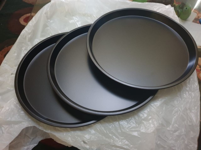 Helio-24 Homemaster Nampan/loyang Pizza Pan Non Stick Anti Lengket Teflon 9/22.5 Cm Ppan9 .,.,.,..,