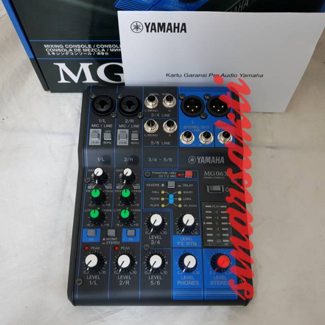 MIXER YAMAHA MG 06 ( 6CHANNEL ) ORIGINAL