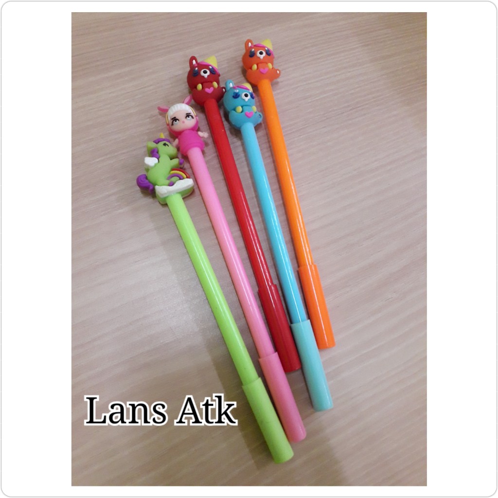 

Pulpen Karakter / Pulpen Gel Karakter Lucu Fancy pulpen