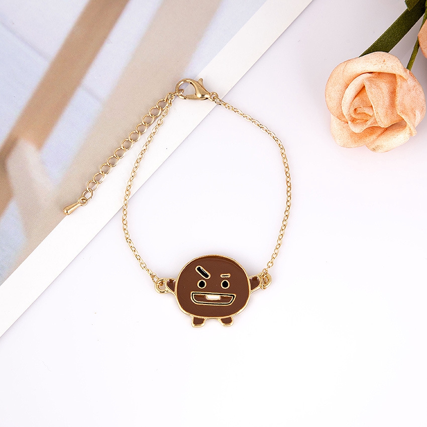 Cartoon Metal Bracelet Wrist Hand Chain Gold Color Charm!