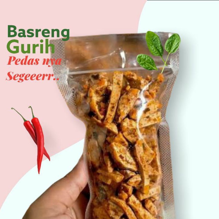 

Basreng 100gr baso goreng stik daun jeruk pedas segar gurih renyah