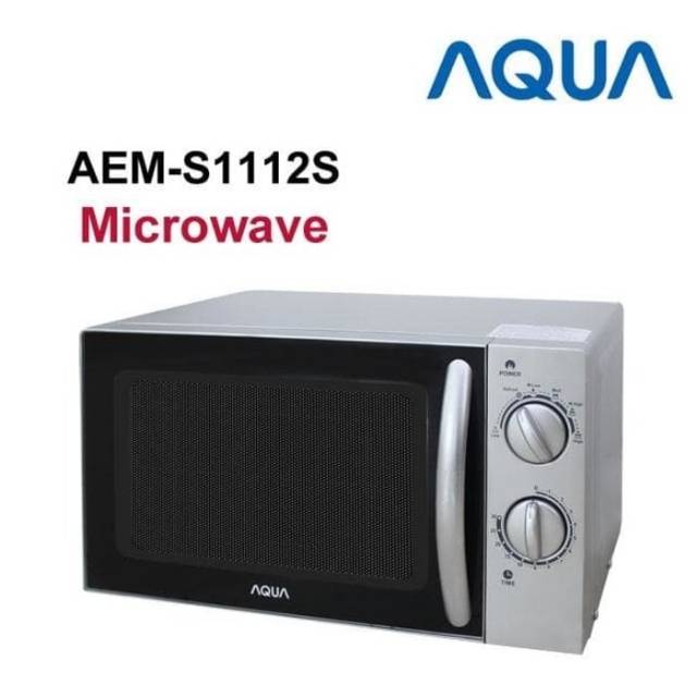 Microwave AQUA AEMS1112S. Kapasitas 17 liter. Listrik Rendah 400 watt. Baru Bergaransi Resmi