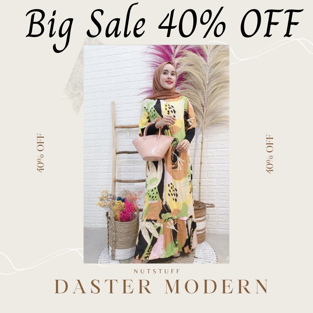 Daster Panjang Modern Terbaru LD 110