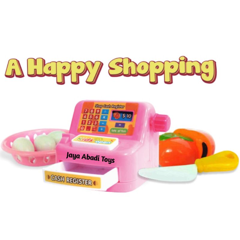 MF 01 - Mainan Anak Murah Kasir Minimarket Aneka Buah segar A Happy Shopping ( MF01 )