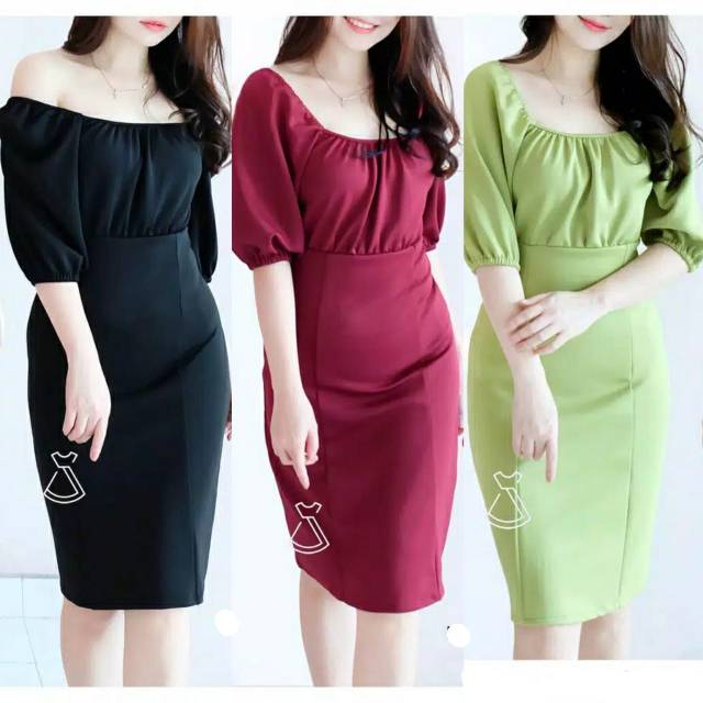 7009 Dress Scuba Import Party Office Body Fit