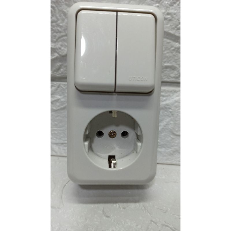 STOP KONTAK OB+SAKLAR SERI OB UTICON E-180012