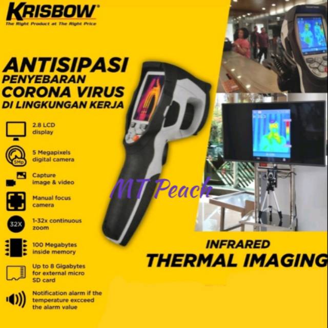 KRISBOW TERMOMETER INFRARED THERMAL IMAGING TERMOMETER SUHU BADAN