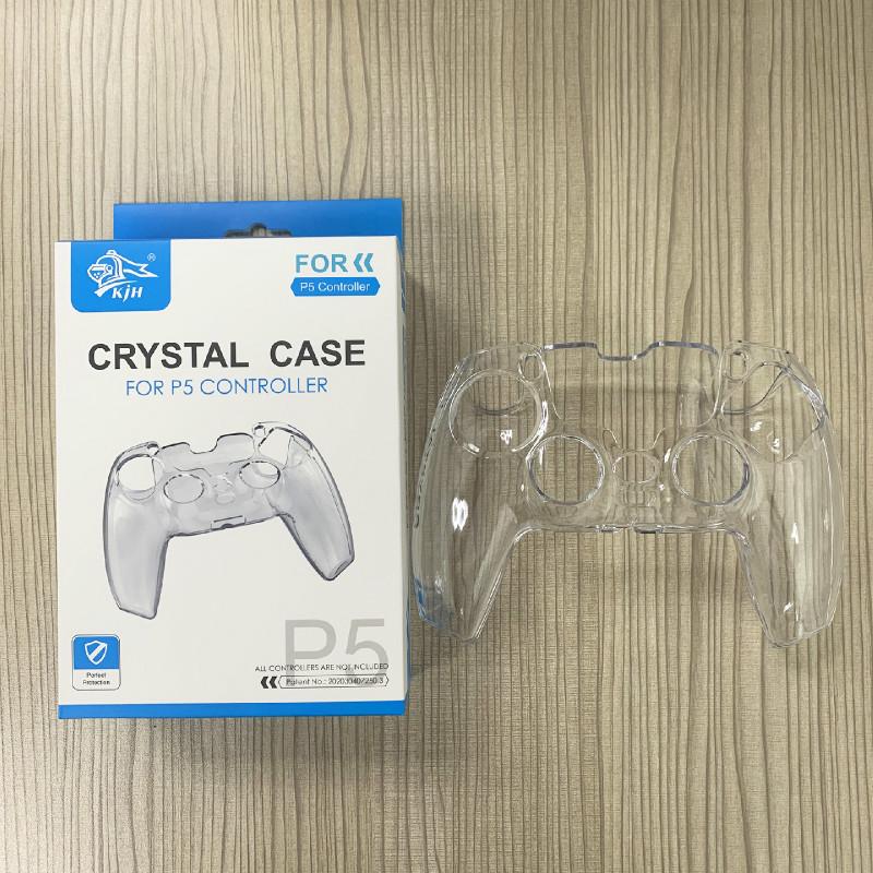 Hard Case Kristal Transparan Cover Proteksi Controller Game PS5 Wireless