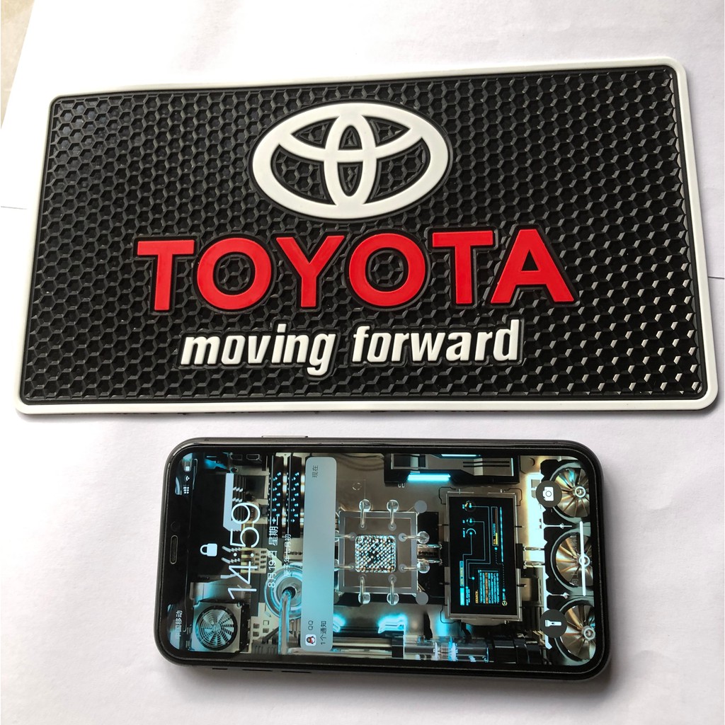 Mat Holder Handphone / Navigasi Anti slip Untuk Konsol Tengah Mobil Toyota