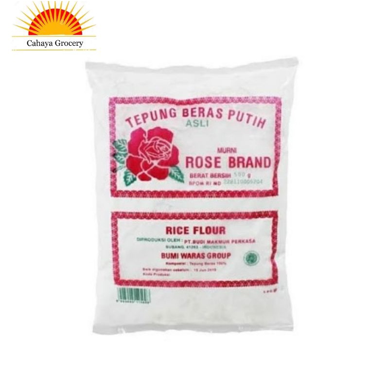 

Tepung Beras Rice Flour Putih Rose Brand 500gr x 20 bks