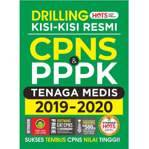 BUKU CPNS 2022 / SUkSES TEMBUS CPNS 2022/ DRILLING HOTS CPNS TENAGA MEDIS/ BIDIK CPNS