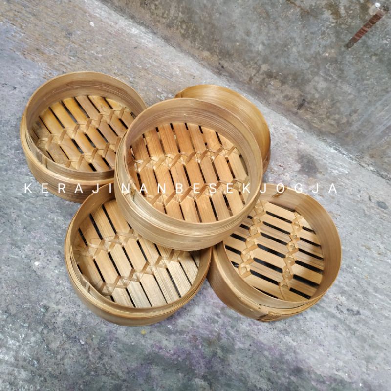 

DIMSUM 13CM NATURAL | klakat bambu kecil steamer bambu kukusan bambu