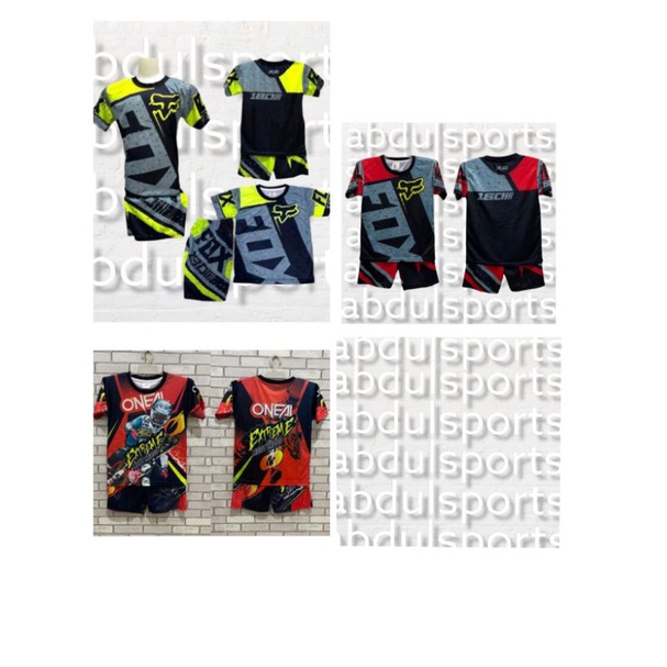 STELAN BAJU SEPEDA TRAIL ANAK LAKI-LAKI PRINTING
