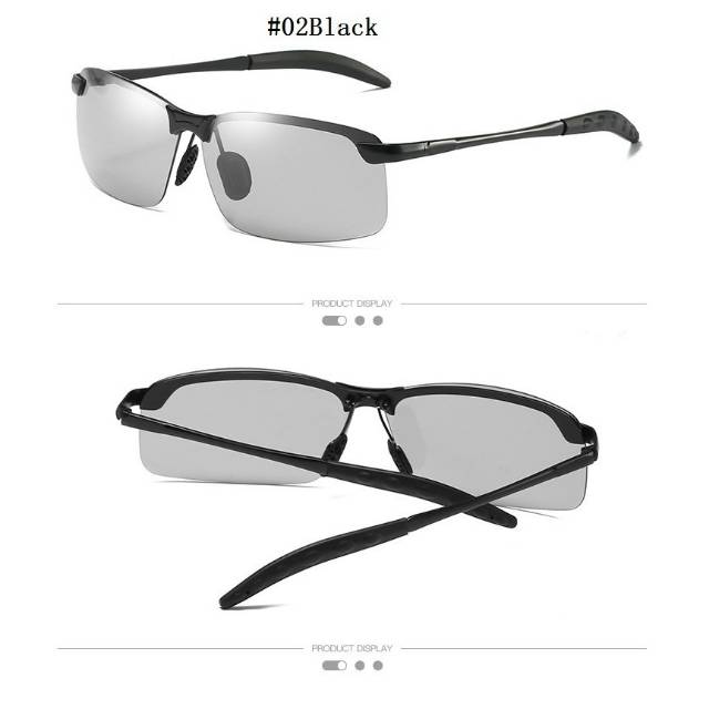 ORIGINAL OUTDOR Photocromic PP10 POLARIZED  - KACAMATA ANTISILAU UV 400 SIANG MALAM