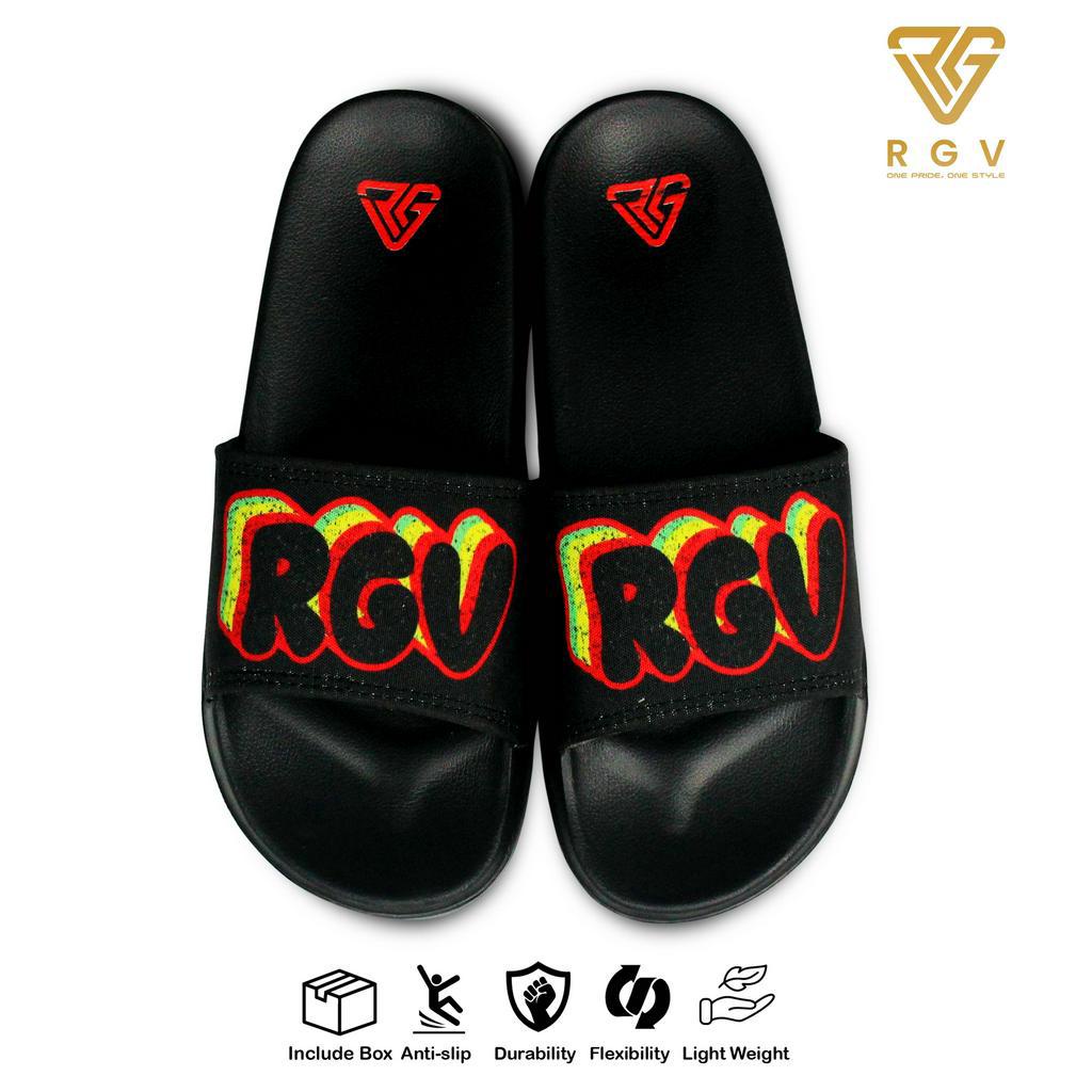 RGV - SANDAL PRIA DAN WANITA SLIDE SLIP ON SENDAL ANTI LICIN RINGAN SELOP RETRO