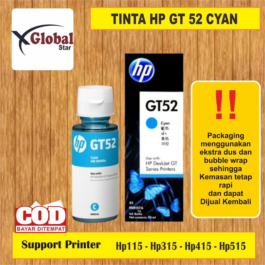 Tinta Printer HP GT-51 GT-52 HP Ink Tank 115 310 315 410 415 319 419 311 316 318 411 412 415 416 418 PREMIUM (COMPATIBLE)