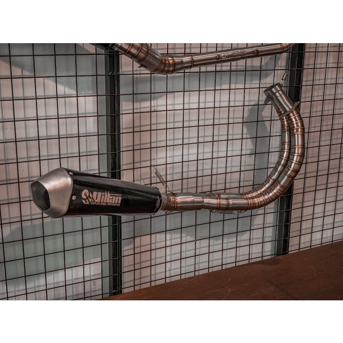 Knalpot villan vva1 full system kawasaki Er6 BARANG 100% ORIGINAL