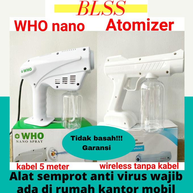 WHO Nano Spray Gun Disinfectant Alat Spray Anti Virus Original