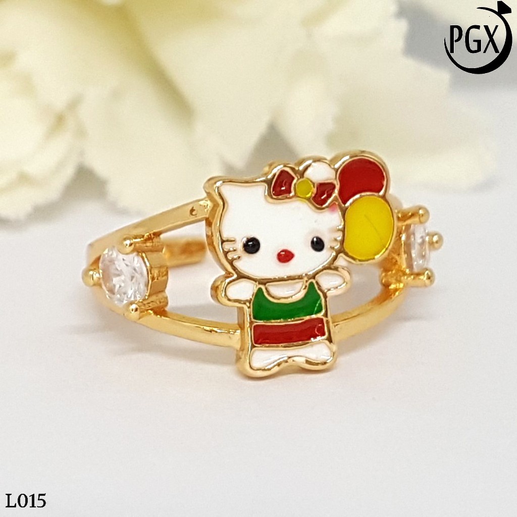 PGX Cincin Anak Xuping Aksesoris Perhiasan Lapis Emas Premium - L015