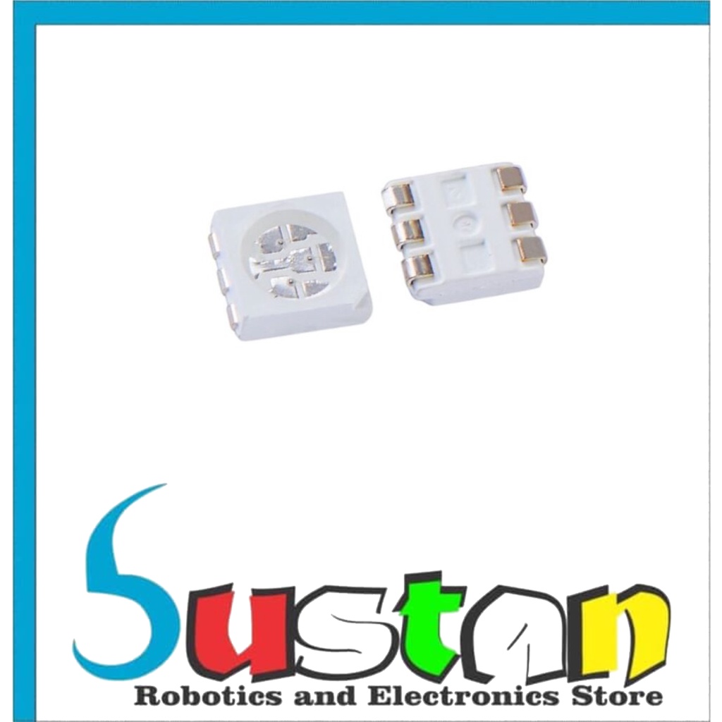 LED RGB SMD 5050 6P RGB SMD CHIP 5050 6 PIN RGB RED GREEN BLUE