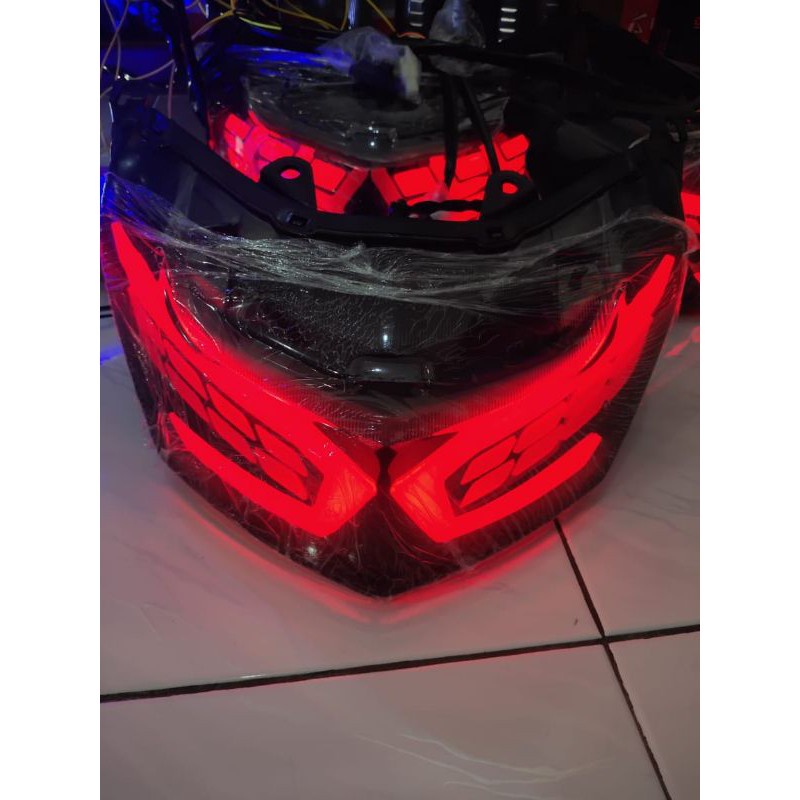 Lampu Stoplamp Belakang Nmax Old Variasi Stop Lamp Nmax Lexus Lampu Stop Belakang Nmax Led Lampu Led Nmax Ka Kra-Merah