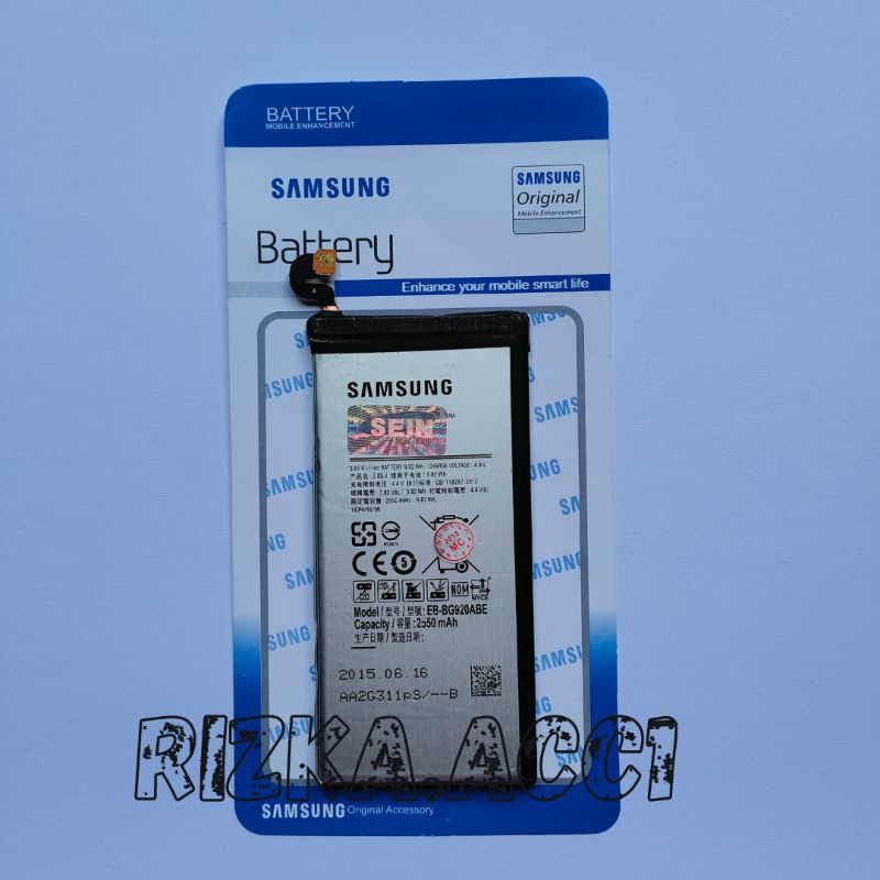 Baterai Batre EB-BG920ABE - Samsung Galaxy S6 / S6 Flat G920 Battery Hp