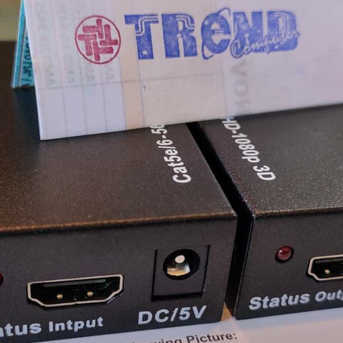 HDMI Extender 60M over kabel UTP / LAN Cat5e / Cat6e / Converter HDMI