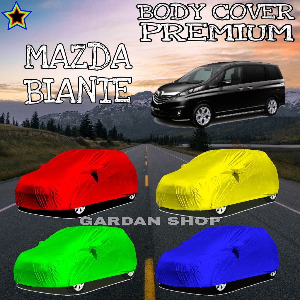 Sarung Mobil MAZDA BIANTE Polos WARNA Boduy Cover Mazda PREMIUM