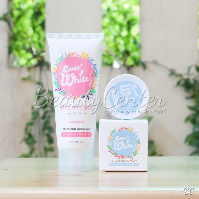 Perawatan Tubuh Paket Everwhite Pink (Badan) + Blue (Ketiak) Bpom Asli  100% Perawatan Tubuh
