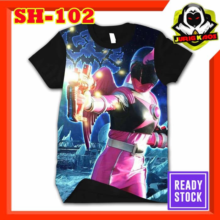 Kaos Kyuu Ranger Pink Ranger Power Ranger Pink