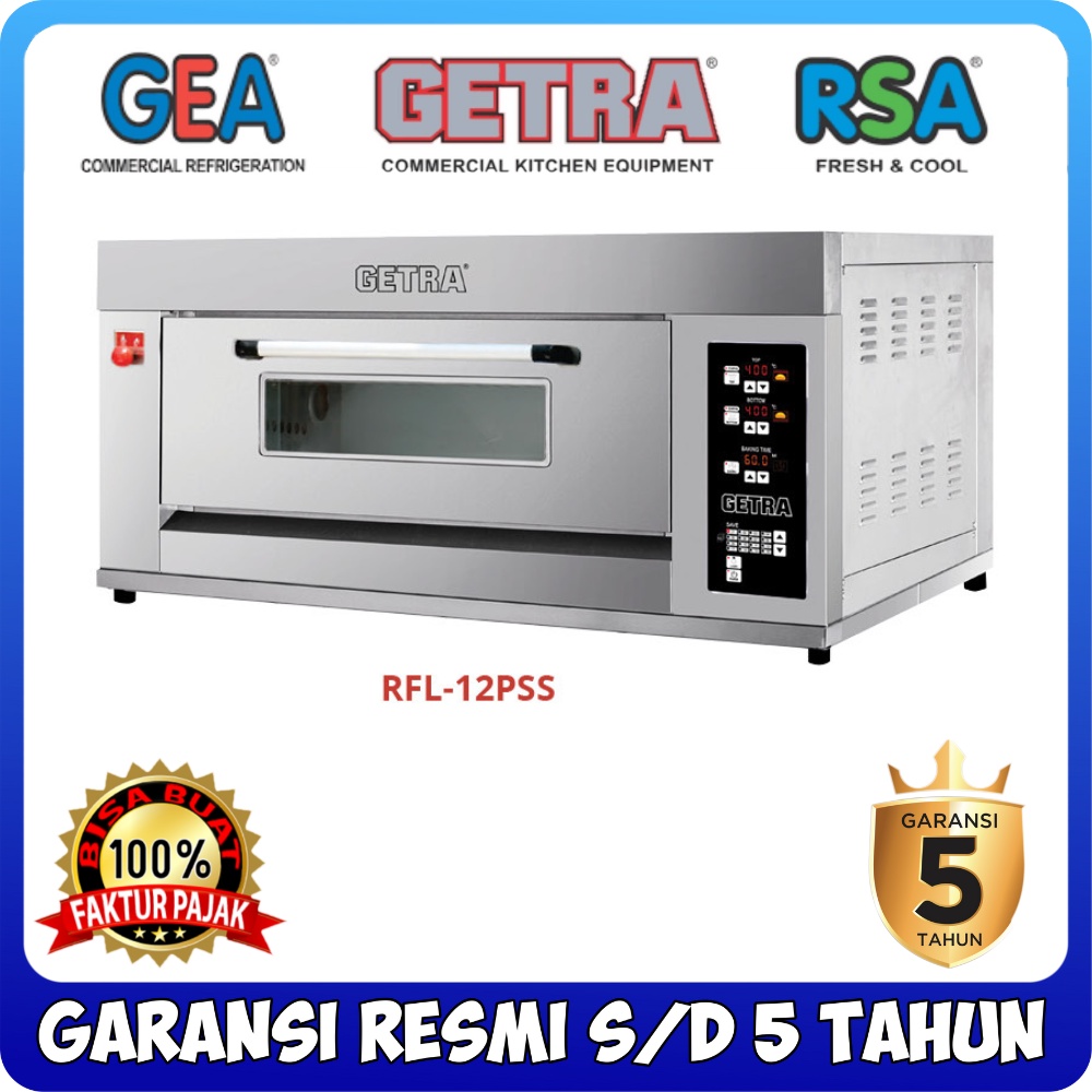 GETRA RFL-12PSS RFL 12PSS OVEN GAS PIZZA DECK OVEN 1 DECK 2 LOYANG