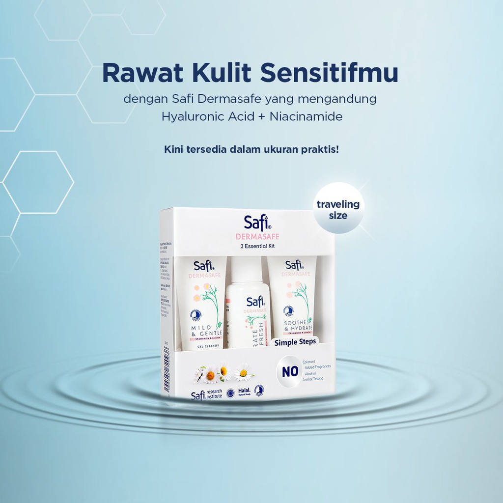 SAFI DERMASAFE 3 ESSENTIAL KIT  - 75ML