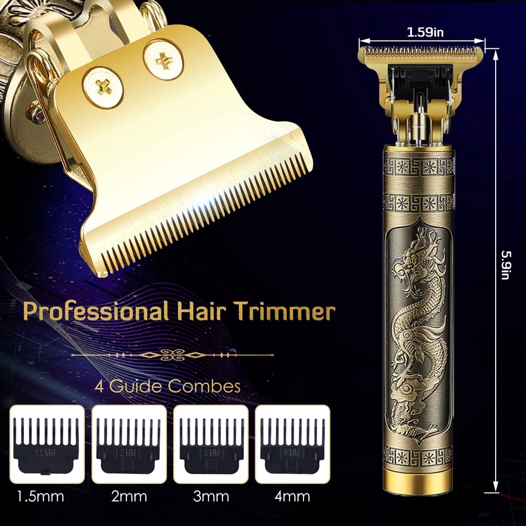 Alat Cukur Elektrik Dragon - Hair Trimmer Electric Rechargeable USB Portable