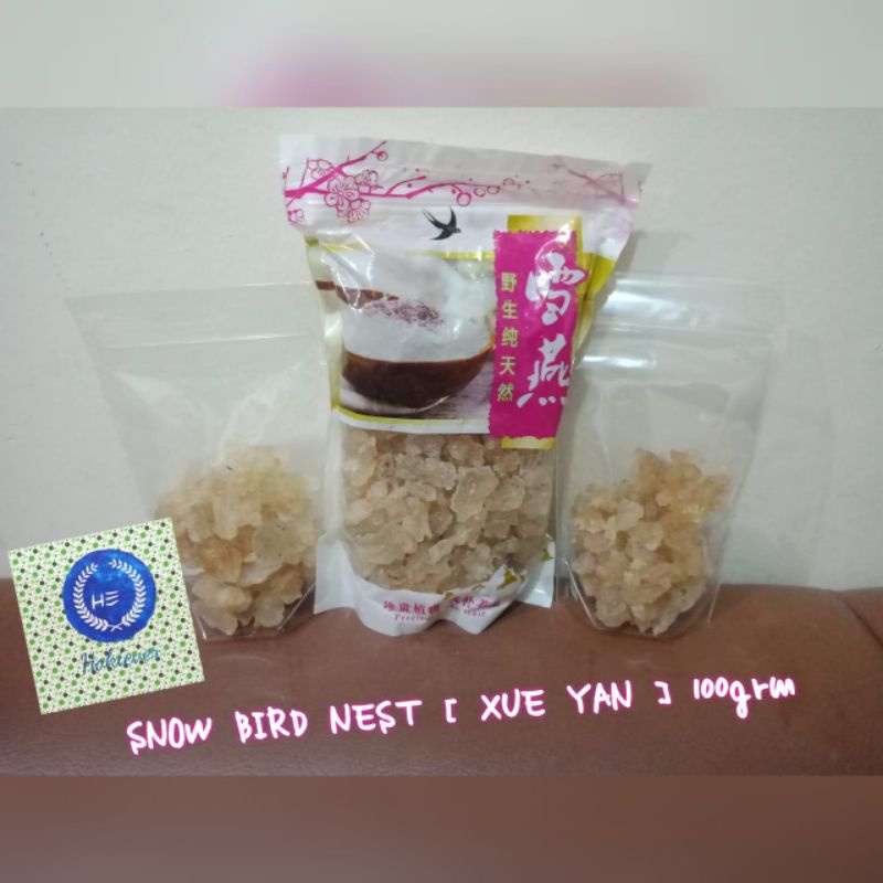 

snow bird nest kulitas premium kemasan re-pack 100 gram