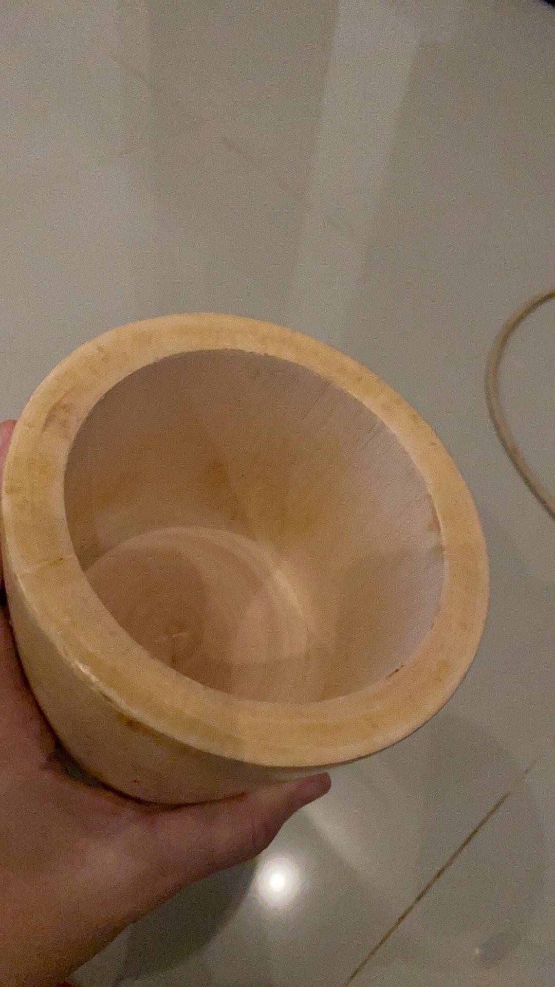 Lumpang Kayu Tradisional Kayu Mahoni Ukuran Kecil! Kuat Tidak Mudah Patah