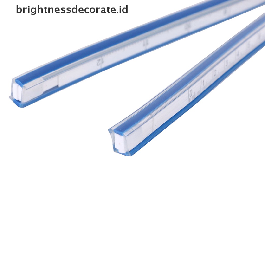 Alat Penggaris Gambar Drafting Flexible Bahan Plastik Vinyl Ukuran 30cm