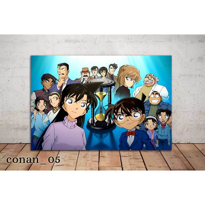 Poster Kayu Detective Conan/Hiasan Dinding Kayu mdf 6mm/Dekorasi Dinding/Dekorasi Kamar/Poster Conan