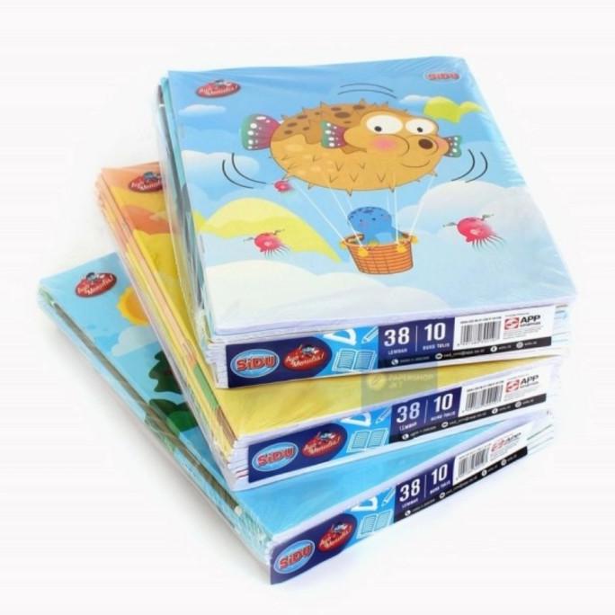 

Buku Tulis Sidu 38 Lembar (isi 10 pcs) 16*21cm
