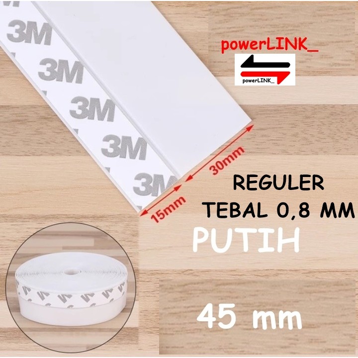 Door seal 3M Lebar 4,5 CM Penutup Lubang Celah Bawah Pintu Jendela - Panjang 100CM