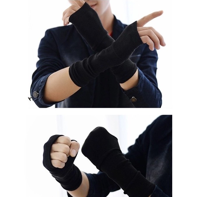 OSM JKT F495 Manset Jempol / Manset Tangan Wanita / Handsock Lembut Wanita / Kain-5