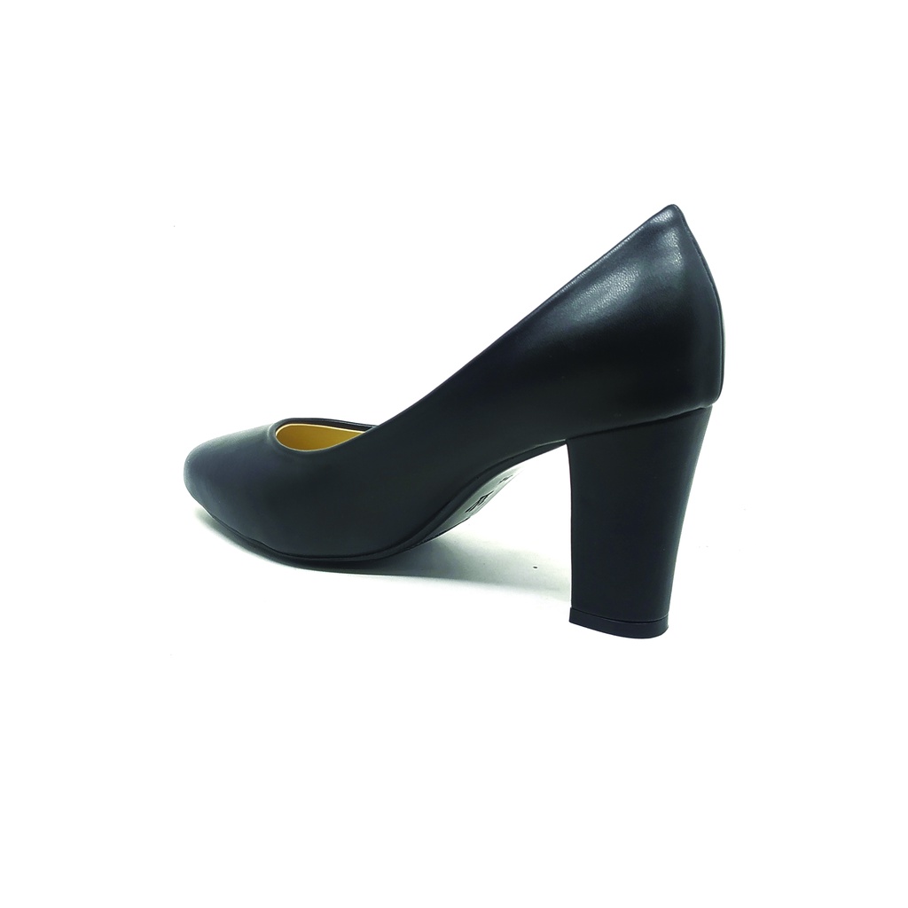 Workswell Sepatu Kerja Wanita High Heels 8cm Kode 584 Hitam Doff