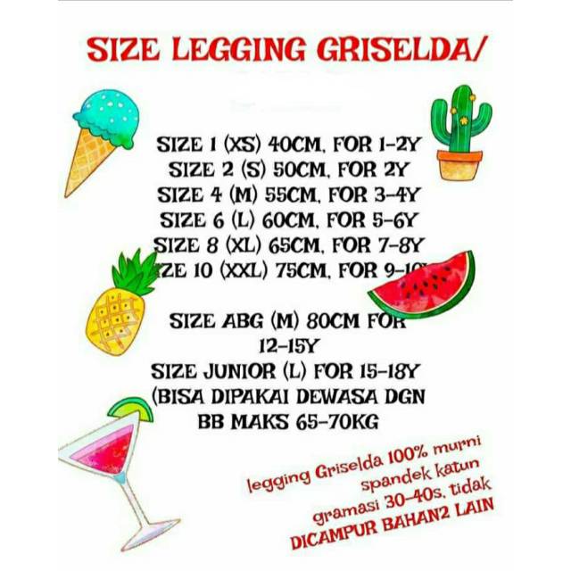 Legging Griselda (3pcs)