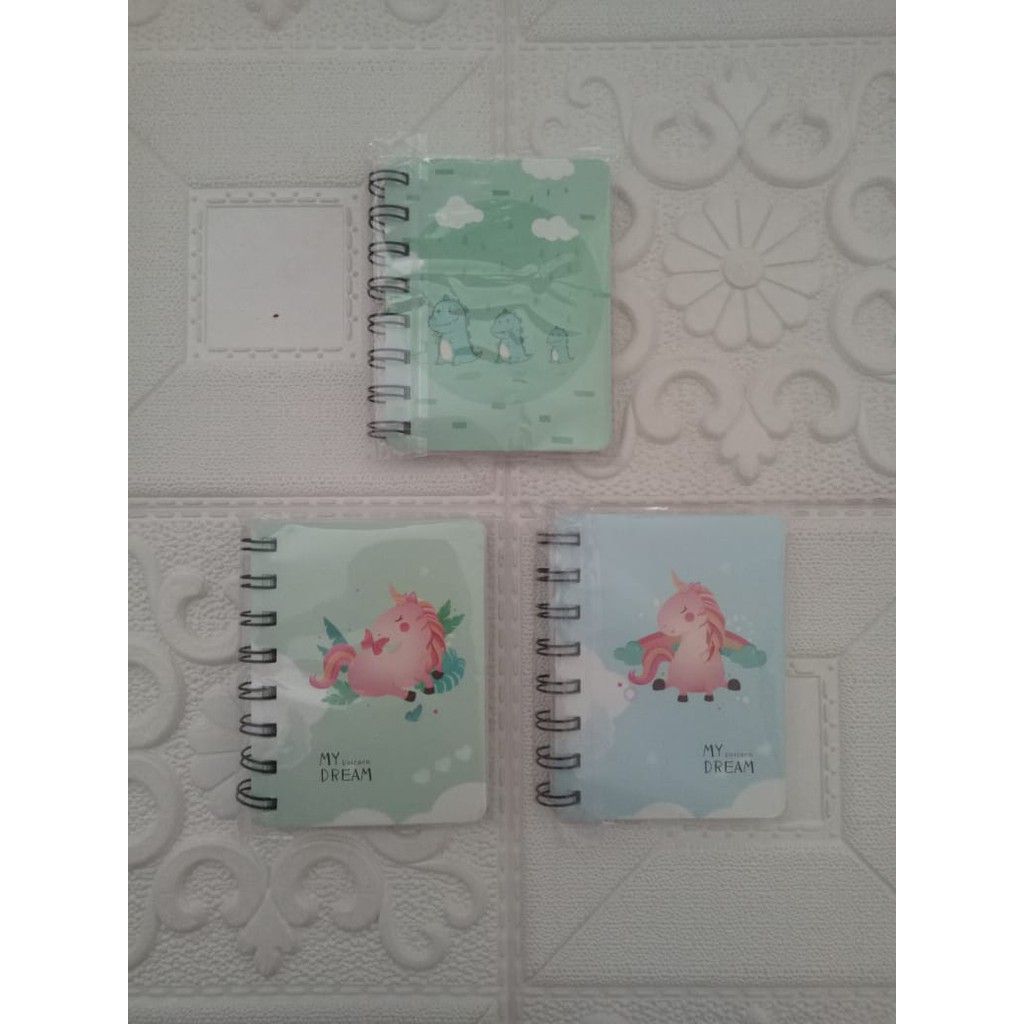 

Memo Mini-Buku Catatan Mini/Notepad/Memo Dinosaurus/Unicorn