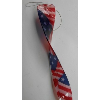 Wind Spinner motif bendera amerika / gantungan angin