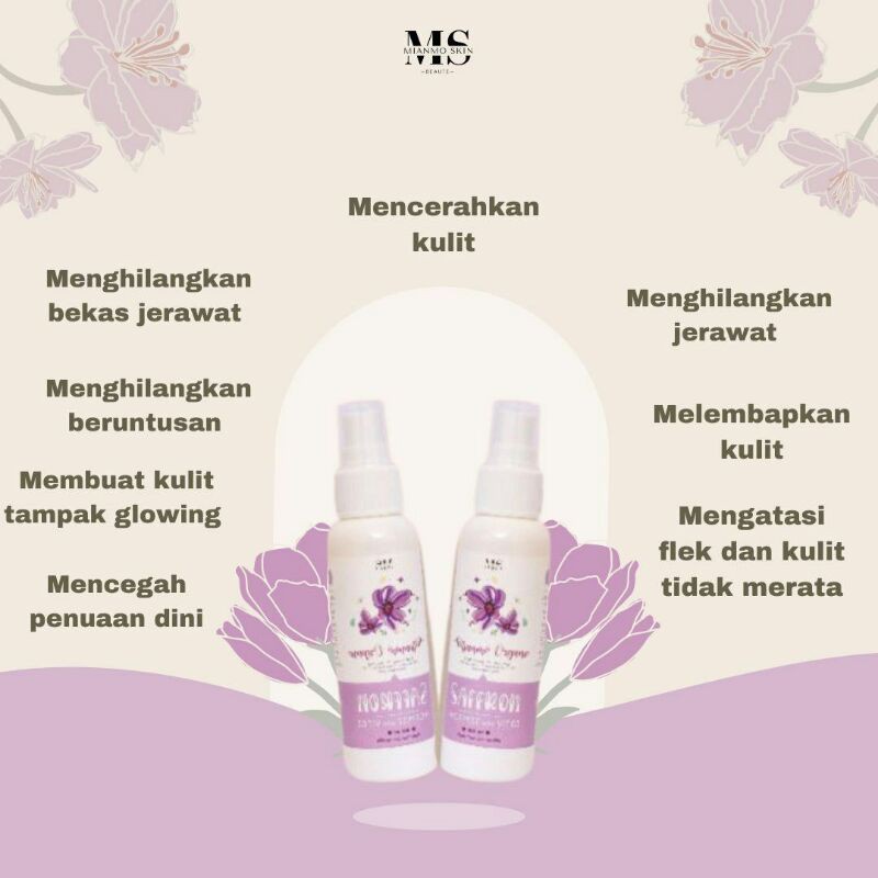 FACE MIST SAFFRON | 100% ORGANIC BEKASI UTARA