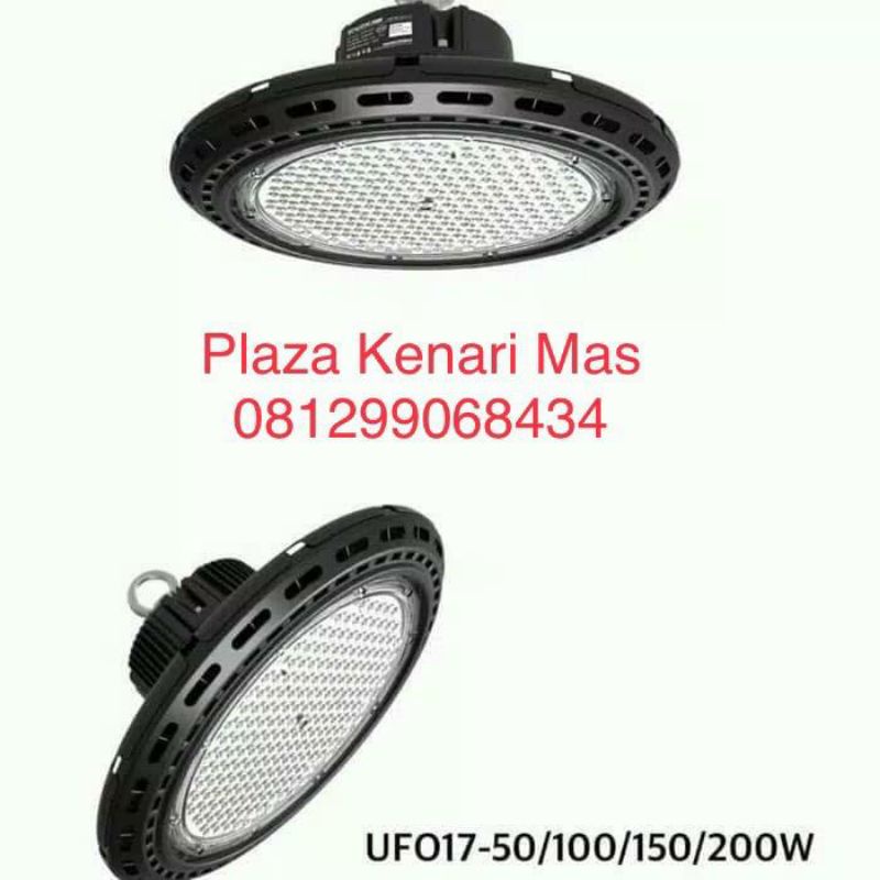 lampu led highbay ufo 100watt 100w led gantung gudang pabrik 100w