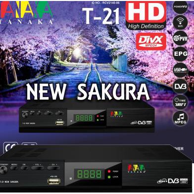 · Terlaris RECEIVER PARABOLA / RCV TANAKA T-21 NEW SAKURA HD