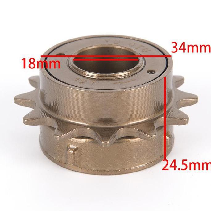 Promo 12T Teeth Single Speed Freewheel Sprocket Gear